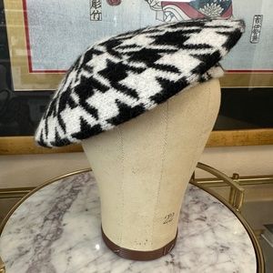 Sergio Hudson X Target Houndstooth Beret OSFA
